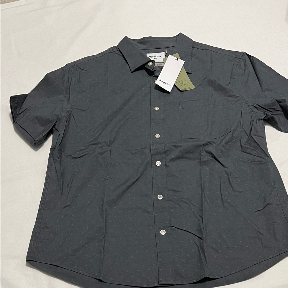 Goodfellow & Co Dark Gray Casual Button Down Shirt